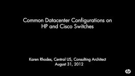 Common mand on HP and Cisco Switches