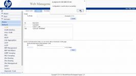 HP Switch  VLAN Configuration JE009A