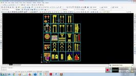 بلوک اتوکد ستون ها تزئینات کلاسیک مجموعه یک
