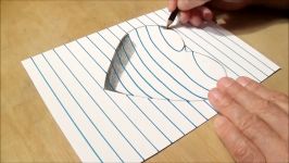 Drawing Heart Optical Illusion with Pencil  Convex or Concave Heart