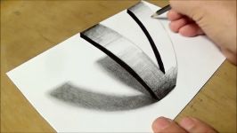 Very Easy Drawing Letter V  How to Draw 3D Letter V  Trick Art with Pencil