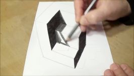 How to Draw Truncated Cube #2  Drawing 3D Carved Cube  Vamos