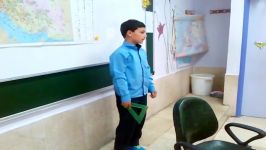 تدریس درس جغرافی توسّط دانش آموز امیرحسین کاکاوند