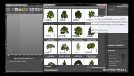 آموزش فارسی پلاگین laubwerk  ساخت درخت در cinema 4d
