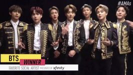 BTS برنده جایزه Favorite Social Artist در AMAs 2018 شد