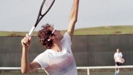وقتی راجر فدرر عینک هوشمند گوگل تنیس بازی می‌کند