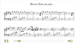 نسخه آسان نت پیانو River Flows in You