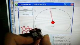 Gyro Sensor Test  myGyro300SPI wih AVR