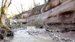 آبشار زیبای تِرتِری سر روستای مزده بخش چهاردانگه ساری