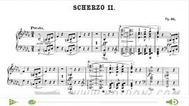 نت قطعه Scherzo N 2 In﻿ B Flat Minor Op 31 شوپن