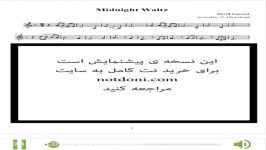 نت ویولن قطعه Midnight Waltz