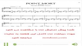 نت آهنگ Point Mort یان تیرسن برای پیانو