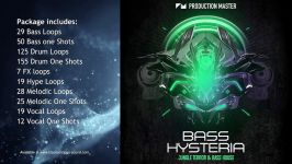 دانلود پک کامل لوپ سمپل Production Master Bass Hysteria WAV