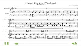 دوئت پیانو ویولن آهنگ hymn for the weekend