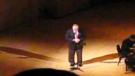 سناتور چاک شومر در کنسرت استاد شهرام ناظری حافظ ناظری