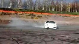 porsche boxter burnout