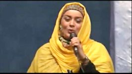 سخنرانی هنرمند عزیز شجاع کشورمون خانم الهام چرخنده