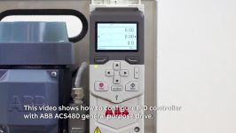 ABB general purpose drives ACS480. Configuring PID controller