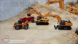 RC Bulldozer  Test VS RC Excavator  Huina Toys