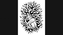 Drawing a TIGER Tattoo Design  TRIBAL FLAMES