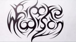 Custom Hidden Tribal Names Tattoo Design  Brooke and Madison