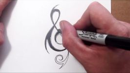 How To Create a Unique Tribal TREBLE CLEF Tattoo Design