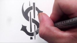 How To Draw a DOLLAR SIGN  Tattoo Design Quick Sketch