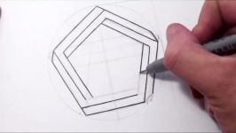 How To Draw an Impossible Pentagon  Cool Optical Illusion