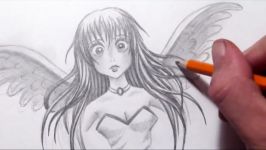 Sketching a Manga Angel