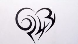 Creating a Tribal Heart Tattoo Design With Numbers