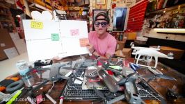 مقایسه یوتیوبر معروف آقای Casey Neistat بین مویک های جدید DJI مویک 2 پرو زوم