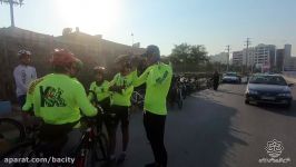 همایش دوچرخه سواری در روز سه شنبه های بدون خودرو حضور شهردار