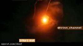 انهدام موشک های صهیونیستی بر فراز دمشق