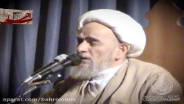 روضه خوانی آیت الله شیخ عبدالحسین خراسانی در مرکز جهانی حضرت ولی عصر عج