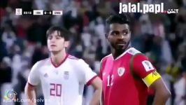 دوبله لری مهار پنالتی توسط علیرضا بیرانوند در بازی ایران عمان
