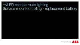 Hyled Surface mounted ceiling replacement battery