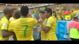 برزیل  کلمبیا، یک چهارم نهایی جام جهانی 2014 برزیل