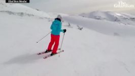 Missile interception caught on snowboarders camera in Golan Heights