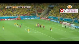 خلاصه بازی برزیل ۲ ۱ کلمبیا