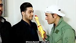 بمب خنده حسن ریوندی شومن معروف ایران رنگارنگ