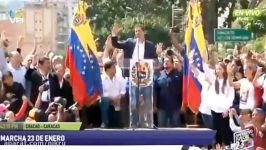 خوان گوایدو، رئیس شورای ملی ونزوئلا خود را رئیس جمهور موقت این کشور خواند