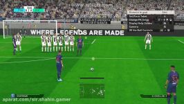 ضربه آزاد نیمار به یووه مثل آب خوردن PES 2018 19