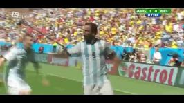 آرژانتین  بلژیکگلها، یک چهارم نهایی جام جهانی