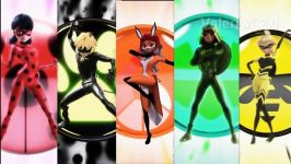 Miraculous Ladybug GROUP TRANSFORMATION Fanmade