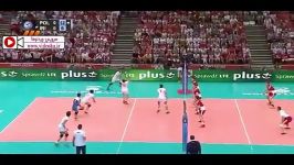 خلاصه بازی لیگ جهانی والیبال لهستان ۳ ۰ ایران