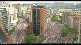 راهپیمایی صدها هزار مخالف دولت ونزوئلا علیه نیکلاس مادورو