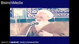 تذکر دلسوزانه علامه حسن زاده آملی به خانمی در جلسه گفت صلوات بفرستید