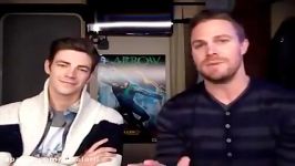 Grant gustin and stephen amell recorded