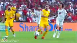 گل اول امارات به استرالیا توسط علی مبخوت در دقیقه 68
