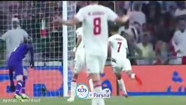 اشتباه فاجعه بار مدافع استرالیا گل اول امارات علی مبخوت